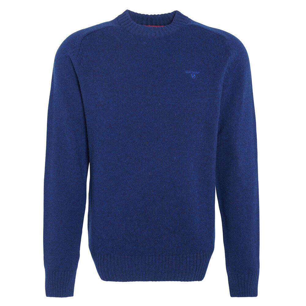 Barbour Grangetown Inky Blue Crew Neck Jumper